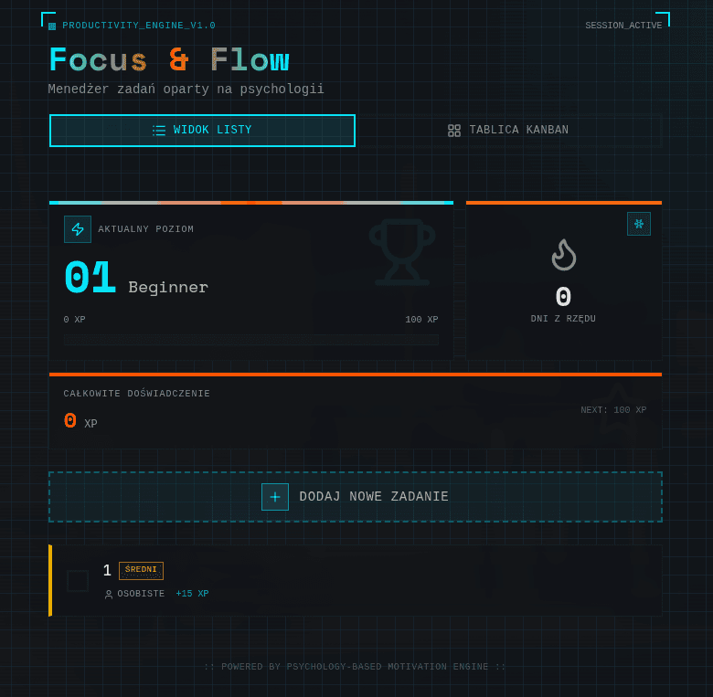 Focus & Flow (Psychology Todo)