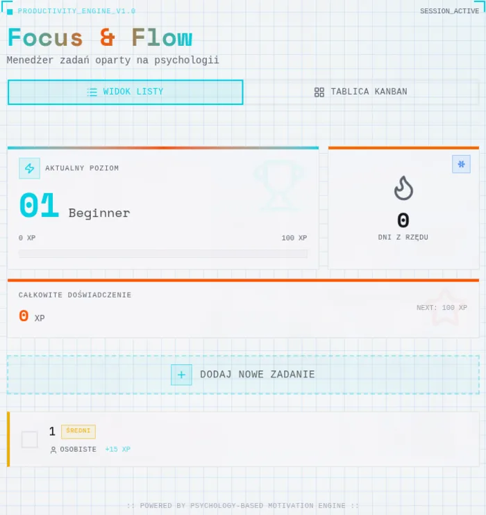 Focus & Flow (Psychology Todo)